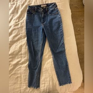 Abercrombie & Fitch high rise skinny jeans curve love medium wash